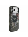 Guess Guess IML Flowers Strap MagSafe Zadný Kryt pre iPhone 17 Pro Max Black