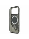 Guess Guess IML Flowers Strap MagSafe Zadný Kryt pre iPhone 17 Pro Max Black