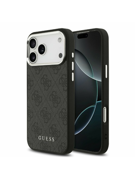 Guess Guess 4G MagSafe Zadný Kryt pre iPhone 17 Pro Max Black