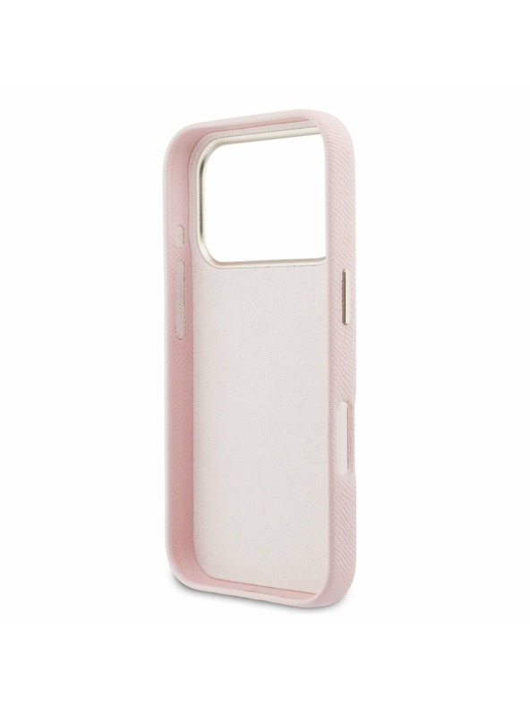 Guess Guess PU Resin Logo Zadný Kryt pre iPhone 17 Pro Max Pink