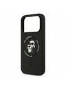 Karl Lagerfeld Karl Lagerfeld Liquid Silicone Karl and Choupette MagSafe Zadný Kryt pre iPhone 17 Pro Max Black