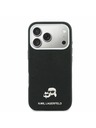 Karl Lagerfeld Karl Lagerfeld PU Karl and Choupette Heads Pins MagSafe Zadný Kryt pre iPhone 17 Pro Max Black