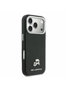 Karl Lagerfeld Karl Lagerfeld PU Karl and Choupette Heads Pins MagSafe Zadný Kryt pre iPhone 17 Pro Max Black
