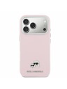 Karl Lagerfeld Karl Lagerfeld PU Karl and Choupette Heads Pins MagSafe Zadný Kryt pre iPhone 17 Pro Max Pink