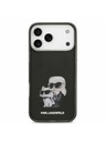Karl Lagerfeld Karl Lagerfeld IML Aquarelle Karl and Choupette Zadný Kryt pre iPhone 17 Pro Max Black