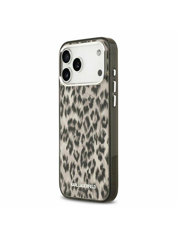 Karl Lagerfeld Karl Lagerfeld IML Leopard MagSafe Zadný Kryt pre iPhone 17 Pro Max Brown