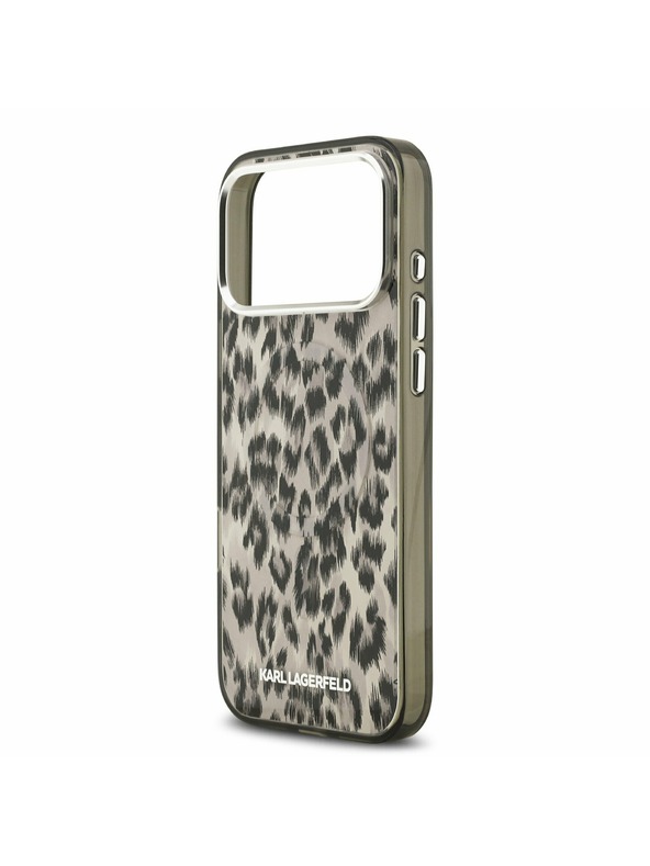 Karl Lagerfeld Karl Lagerfeld IML Leopard MagSafe Zadný Kryt pre iPhone 17 Pro Max Brown