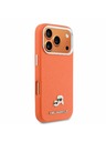 Karl Lagerfeld Karl Lagerfeld PU Karl and Choupette Heads Pins MagSafe Zadný Kryt pre iPhone 17 Pro Max Orange