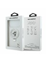 Karl Lagerfeld Karl Lagerfeld Ringstand Karl and Choupette MagSafe Zadný Kryt pre iPhone 17 Pro Max White