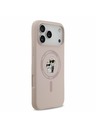 Karl Lagerfeld Karl Lagerfeld Liquid Silicone Karl and Choupette MagSafe Zadný Kryt pre iPhone 17 Pro Max Pink