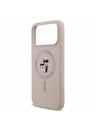 Karl Lagerfeld Karl Lagerfeld Liquid Silicone Karl and Choupette MagSafe Zadný Kryt pre iPhone 17 Pro Max Pink