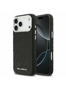 Karl Lagerfeld Karl Lagerfeld Grained PU Repeated Logo MagSafe Zadný Kryt pre iPhone 17 Pro Max Black