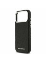 Karl Lagerfeld Karl Lagerfeld Grained PU Repeated Logo MagSafe Zadný Kryt pre iPhone 17 Pro Max Black