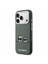 Karl Lagerfeld Karl Lagerfeld IML K&CH Heads Logo MagSafe Zadný Kryt pre iPhone 17 Pro Max Black