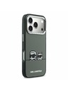 Karl Lagerfeld Karl Lagerfeld IML K&CH Heads Logo MagSafe Zadný Kryt pre iPhone 17 Pro Max Black
