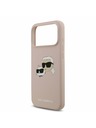 Karl Lagerfeld Karl Lagerfeld Liquid Silicone Double Heads MagSafe Zadný Kryt pre iPhone 17 Pro Max Pink