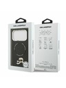 Karl Lagerfeld Karl Lagerfeld PU Karl and Choupette Heads Pins MagSafe Zadný Kryt pre iPhone 17 Pro Max Black