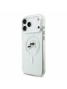 Karl Lagerfeld Karl Lagerfeld IML K&CH Heads Metal Frame MagSafe Zadný Kryt pre iPhone 17 Pro Max Transparent