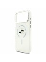 Karl Lagerfeld Karl Lagerfeld IML K&CH Heads Metal Frame MagSafe Zadný Kryt pre iPhone 17 Pro Max Transparent