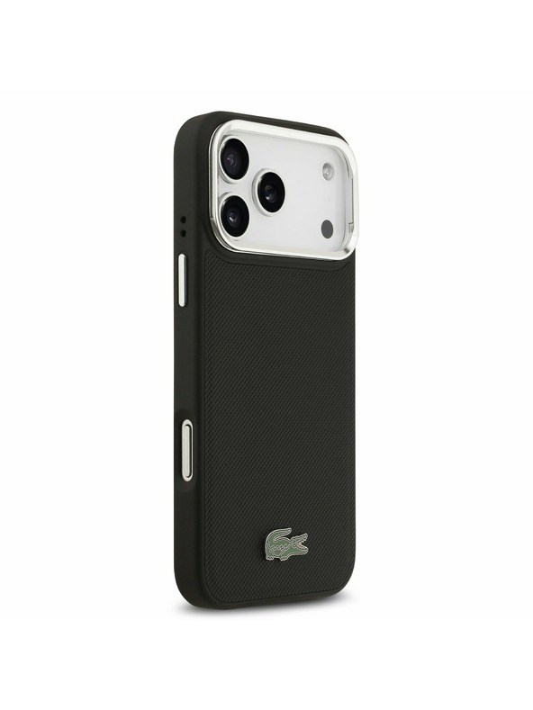 Lacoste Lacoste Iconic Petit Pique Camera Stand MagSafe Zadný Kryt pre iPhone 17 Pro Max Black