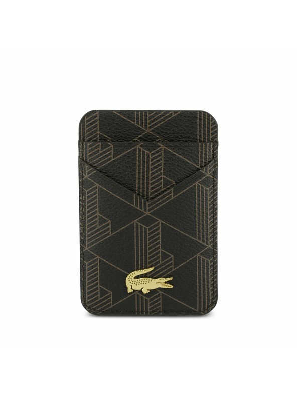 Lacoste Lacoste PVC Blend MagSafe Zadný Kryt + Peňaženka pre iPhone 17 Pro Max Brown