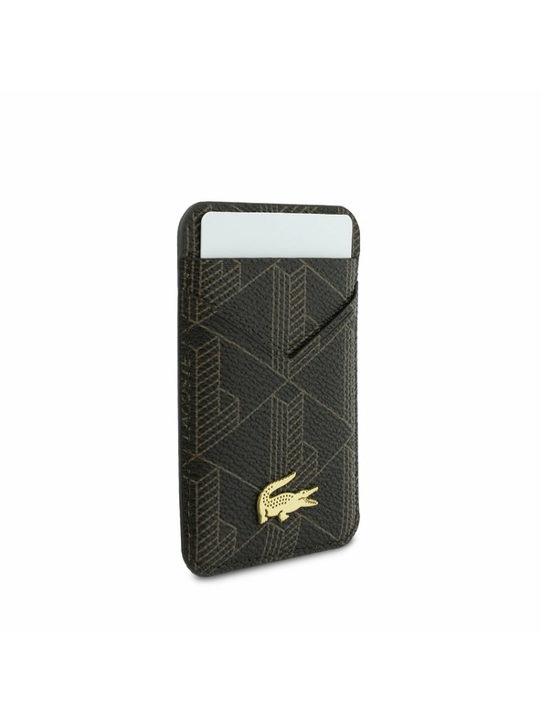 Lacoste Lacoste PVC Blend MagSafe Zadný Kryt + Peňaženka pre iPhone 17 Pro Max Brown