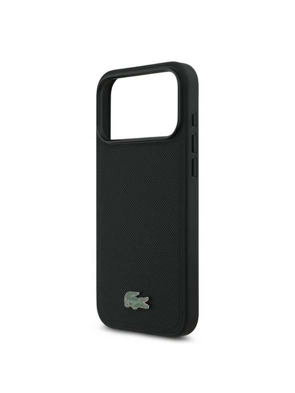 Lacoste Lacoste Iconic Petit Pique MagSafe Zadný Kryt + Peňaženka pre iPhone 17 Pro Max Black