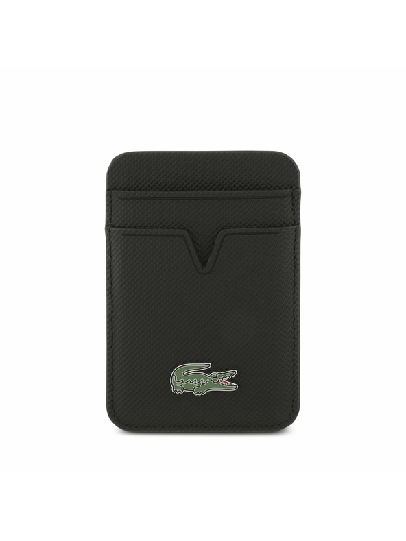 Lacoste Lacoste Iconic Petit Pique MagSafe Zadný Kryt + Peňaženka pre iPhone 17 Pro Max Black
