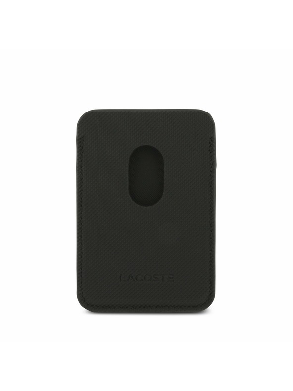 Lacoste Lacoste Iconic Petit Pique MagSafe Zadný Kryt + Peňaženka pre iPhone 17 Pro Max Black
