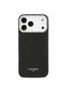 Lacoste Lacoste PU Leather Champs Elysees MagSafe Zadný Kryt pre iPhone 17 Pro Max Black