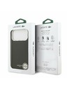 Lacoste Lacoste PU Leather Champs Elysees MagSafe Zadný Kryt pre iPhone 17 Pro Max Black