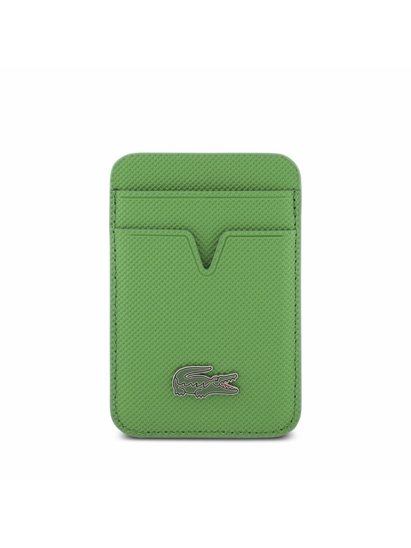 Lacoste Lacoste Iconic Petit Pique MagSafe Zadný Kryt + Peňaženka pre iPhone 17 Pro Max Green