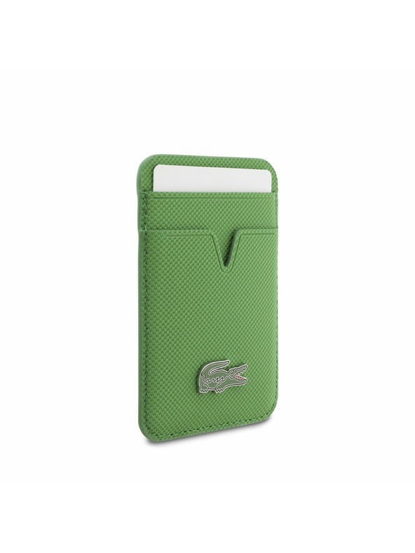 Lacoste Lacoste Iconic Petit Pique MagSafe Zadný Kryt + Peňaženka pre iPhone 17 Pro Max Green