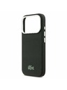 Lacoste Lacoste PVC Iconic Petit Pique Metal Logo MagSafe Zadný Kryt pre iPhone 17 Pro Max Black