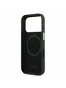 Lacoste Lacoste PVC Iconic Petit Pique Metal Logo MagSafe Zadný Kryt pre iPhone 17 Pro Max Black
