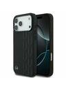 Mercedes Mercedes Leather Laurel Leaves MagSafe Zadný Kryt pre iPhone 17 Pro Max Black
