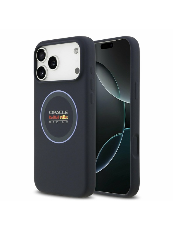 Red Bull Red Bull Silicone Blue Ring MagSafe Zadný Kryt pre iPhone 17 Pro Max Navy