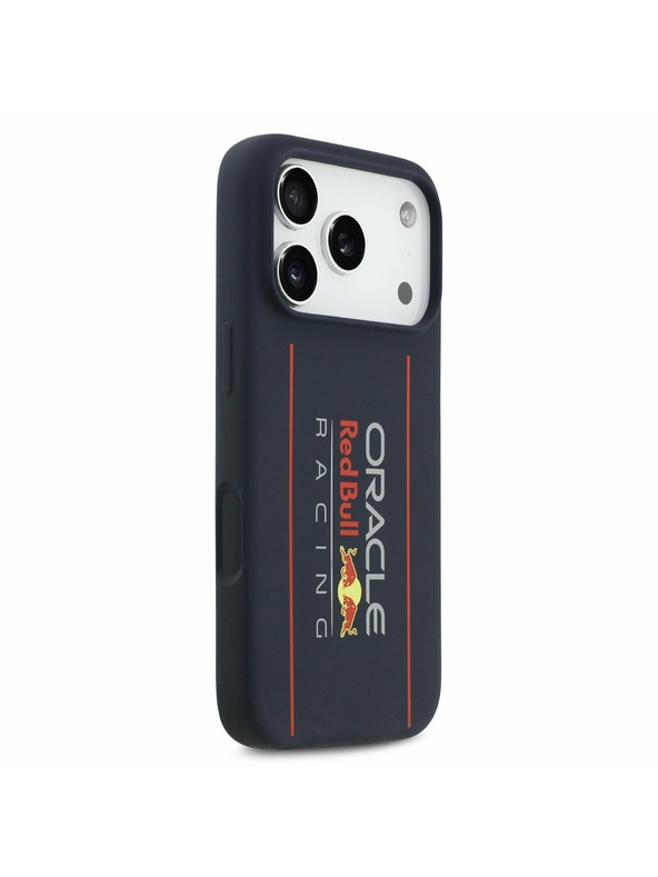 Red Bull Red Bull Silicone Vertical Logo MagSafe Zadný Kryt pre iPhone 17 Pro Max Navy