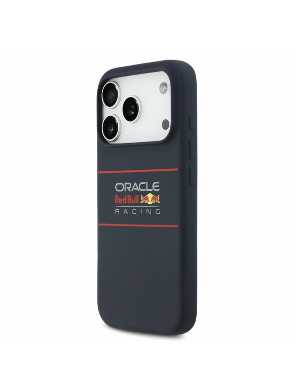 Red Bull Red Bull Silicone Horizontal Logo MagSafe Zadný Kryt pre iPhone 17 Pro Max Navy