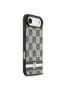 DKNY DKNY PU Leather Checkered Pattern and Stripe Zadný Kryt pre iPhone Air Black