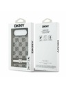DKNY DKNY PU Leather Checkered Pattern and Stripe Zadný Kryt pre iPhone Air Black