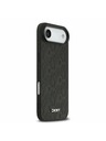 DKNY DKNY PU Leather Grid Pattern Magsafe Zadný Kryt pre iPhone Air Black