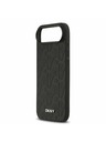 DKNY DKNY PU Leather Grid Pattern Magsafe Zadný Kryt pre iPhone Air Black