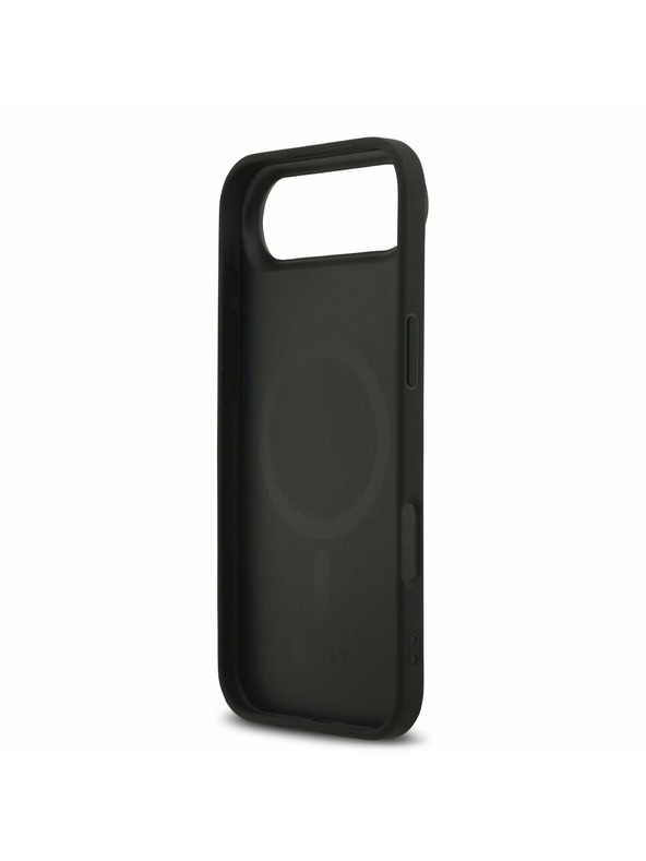 DKNY DKNY PU Leather Grid Pattern Magsafe Zadný Kryt pre iPhone Air Black
