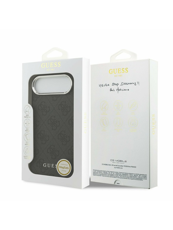 Guess Guess 4G MagSafe Zadný Kryt pre iPhone Air Black
