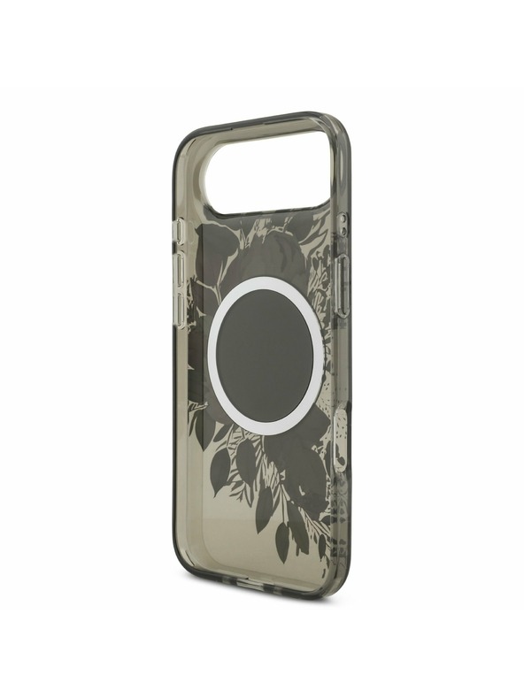 Guess Guess IML Flowers Strap MagSafe Zadný Kryt pre iPhone Air Black