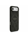 Guess Guess PU Leather 4G Colored Ring MagSafe Zadný Kryt pre iPhone Air Black