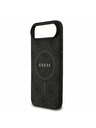 Guess Guess PU Leather 4G Colored Ring MagSafe Zadný Kryt pre iPhone Air Black