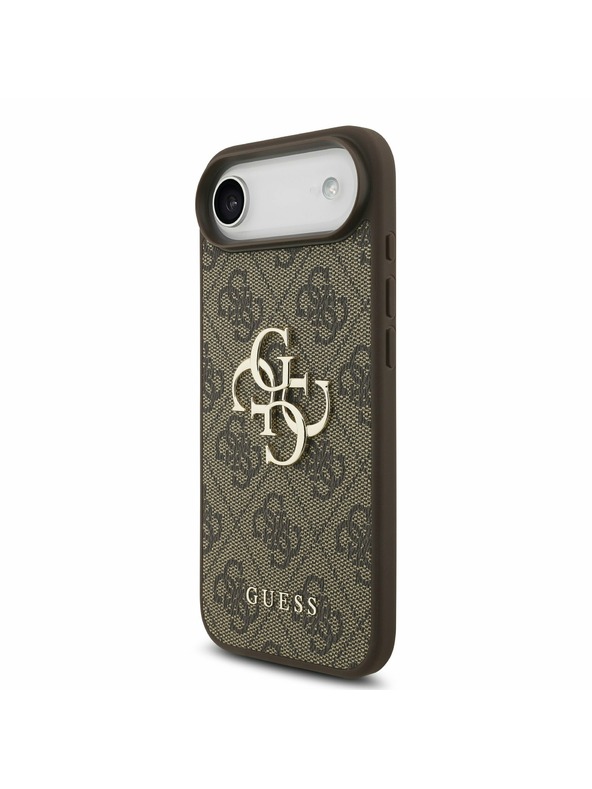 Guess Guess PU 4G Metal Logo Zadný Kryt pre iPhone Air Brown