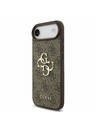 Guess Guess PU 4G Metal Logo Zadný Kryt pre iPhone Air Brown